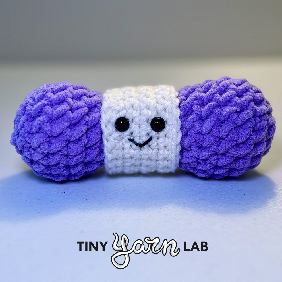 Free Crochet Pattern: Mini Yarn Skein Plushie